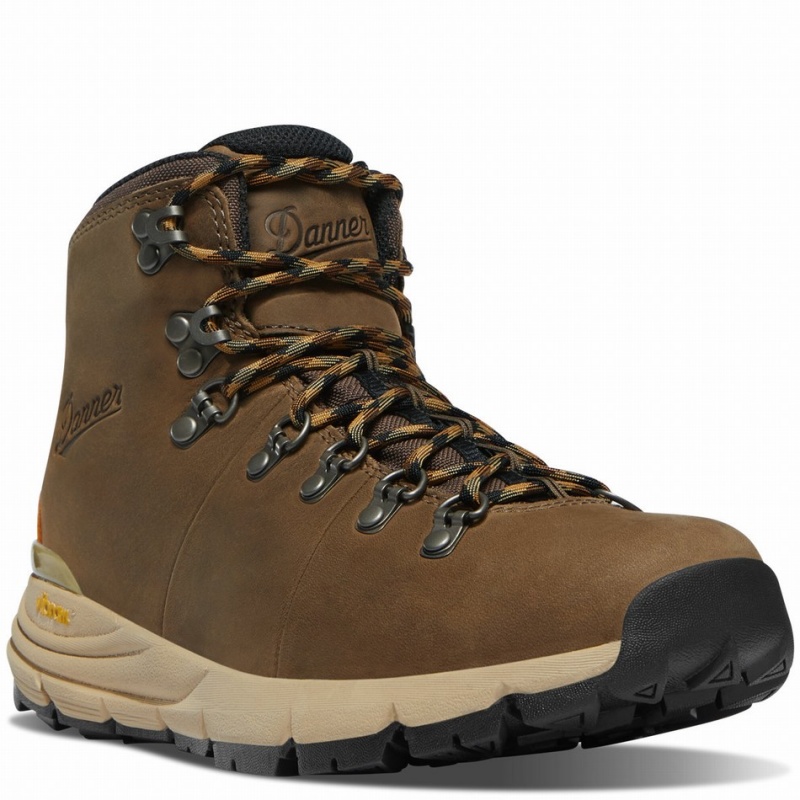 Chocolate Danner Mountain 600 Leaf GTX Men's Hiking Boots | 53049