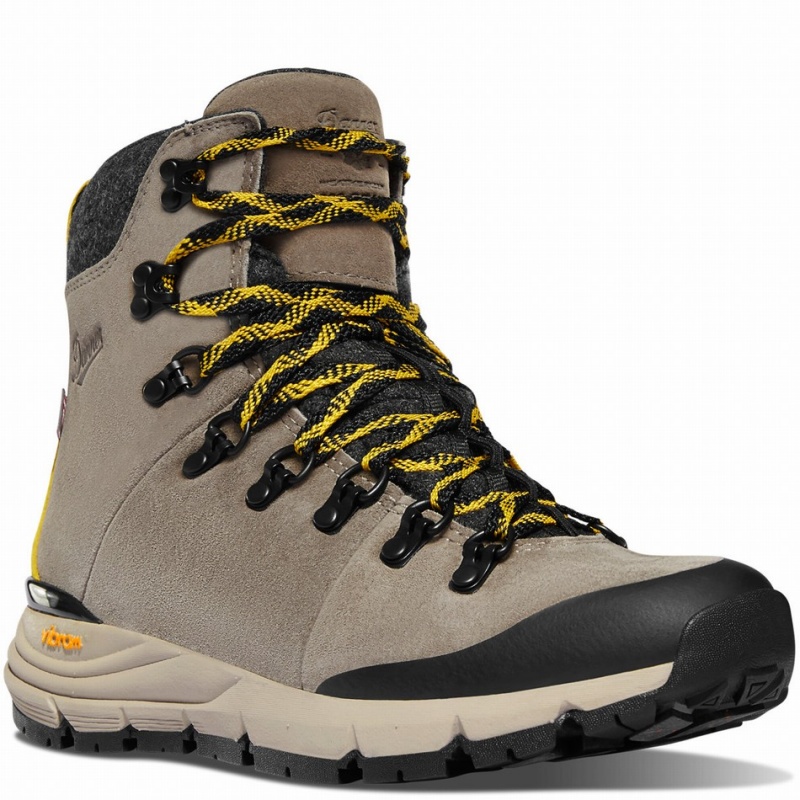 Grey Danner Arctic 600 Side-Zip Women's Hiking Boots | 70656