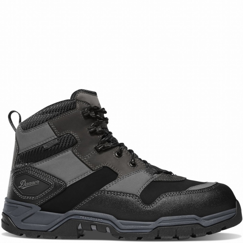 Grey Danner Field Ranger Men\'s Work Boots | 28761