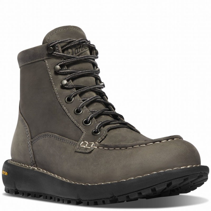 Grey Danner Logger Moc 917 GTX Women's Boots | 49838