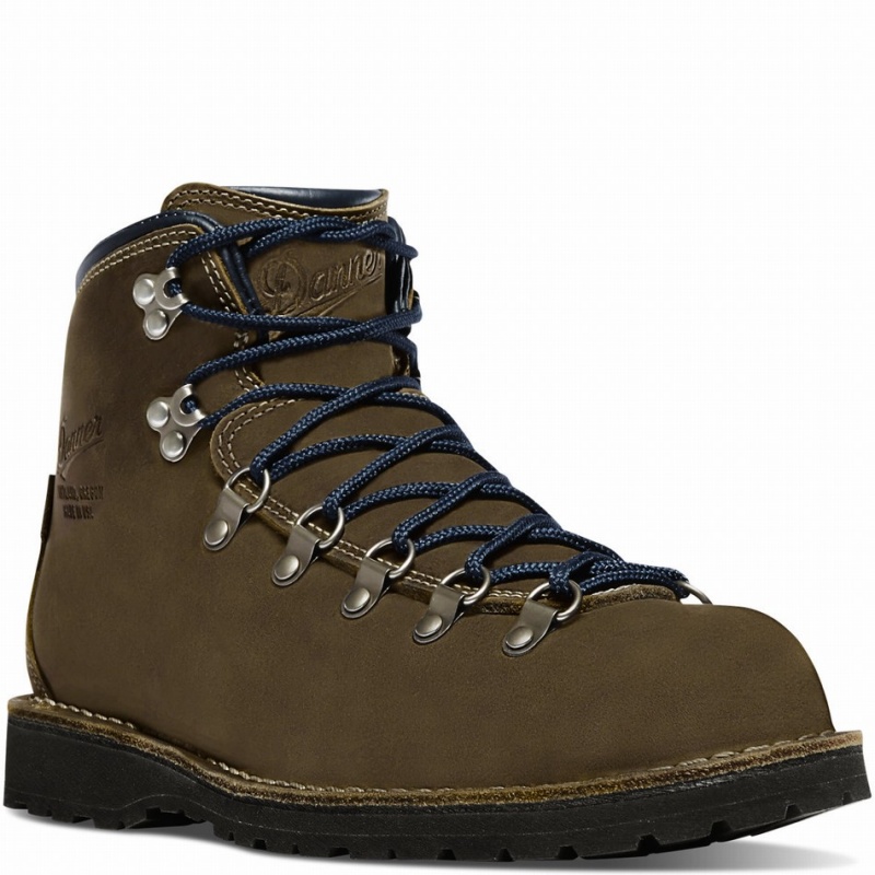 Grey Danner Mountain Pass Men's Hiking Boots | 16190