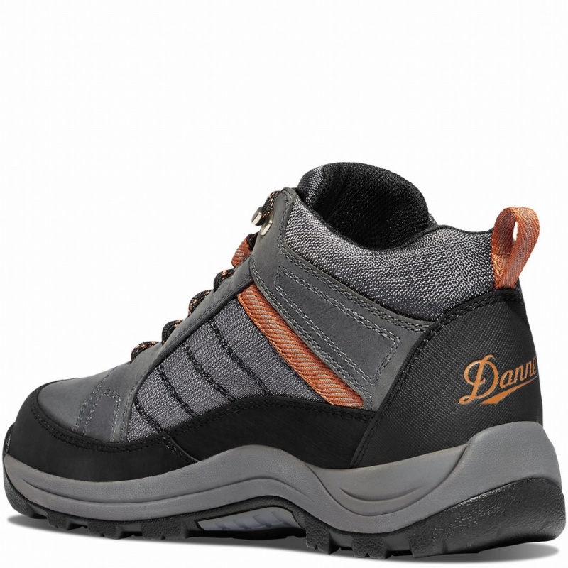 Grey Danner Riverside Men's Work Shoes | 66973