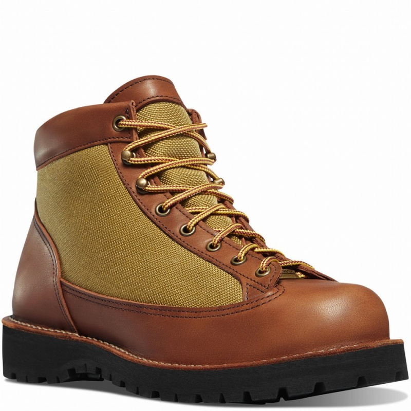 Khaki Danner Light Revival Men's Hiking Boots | 30732