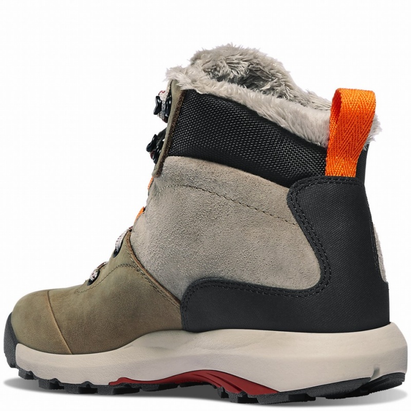 Olive Danner Inquire Mid Insulated Women's Boots | 17846