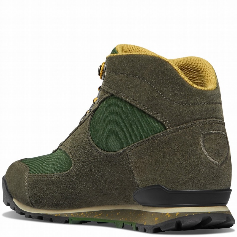 Olive Danner Jag Men's Hiking Boots | 42282