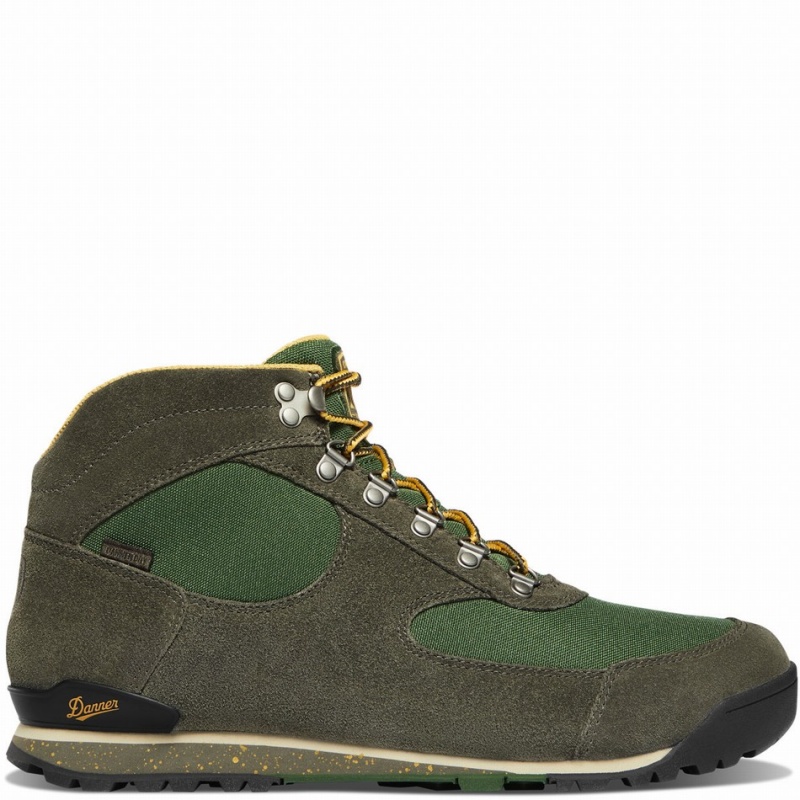 Olive Danner Jag Men\'s Hiking Boots | 42282