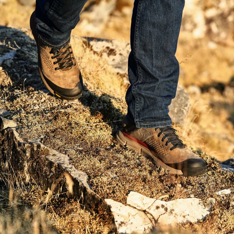 Olive Danner Trail 2650 GTX Mid Men's Hiking Shoes | 16958